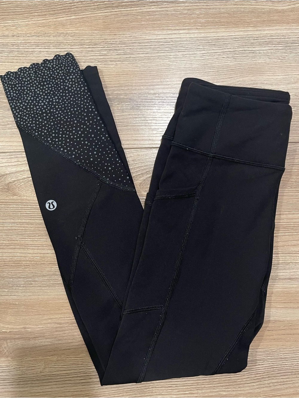 RARE Lululemon Tight Stuff Reflective Leggings | Black | Size 2